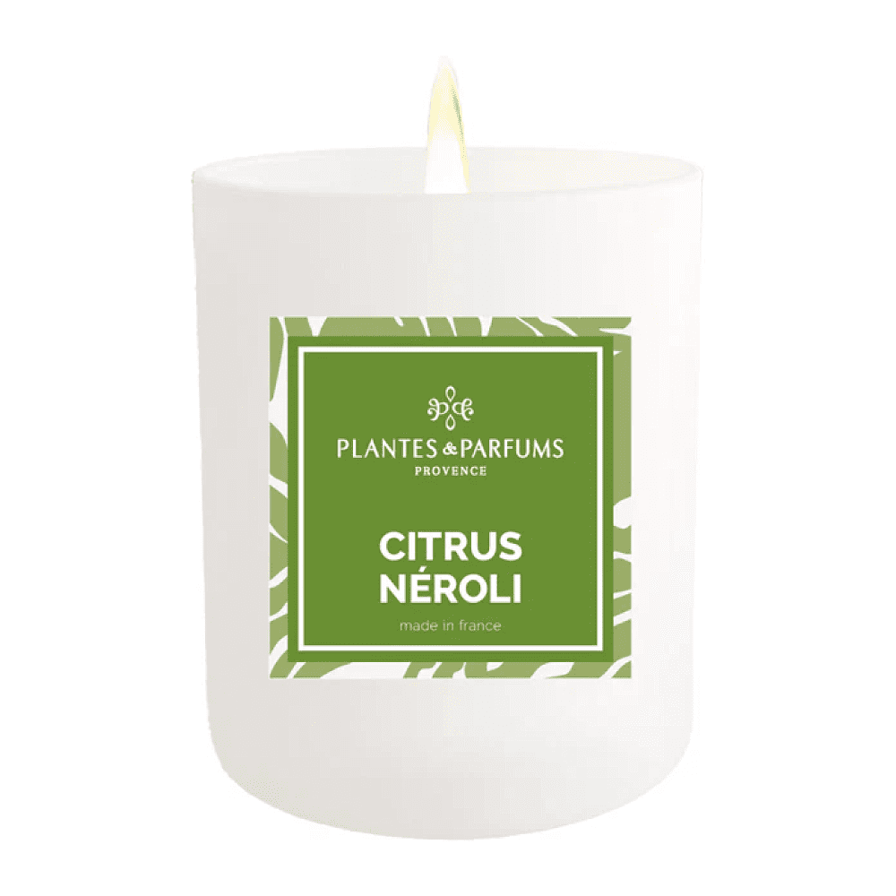 Свеча ароматическая PLANTES&PARFUMS "Citrus Neroli", 180 гр