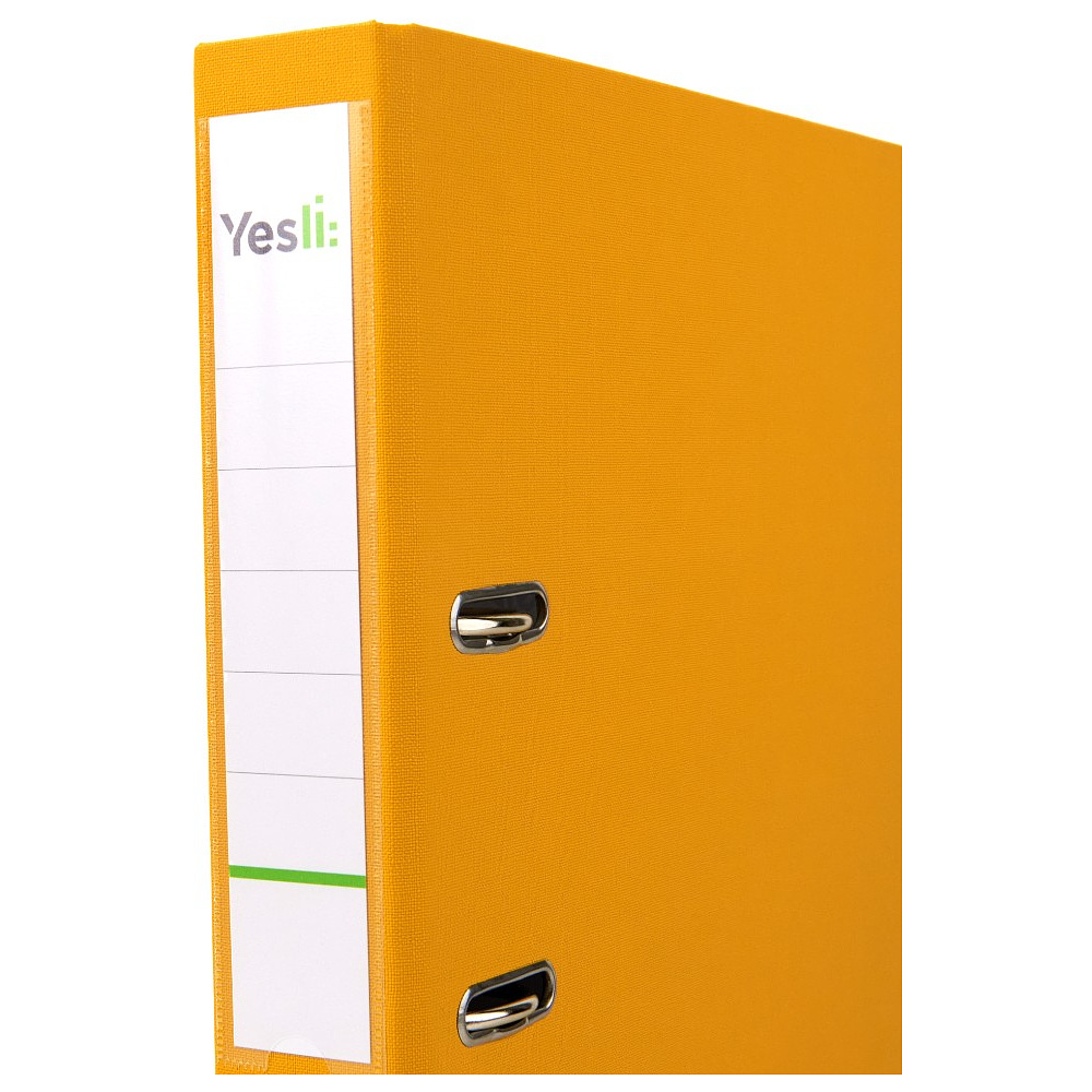 Папка-регистратор "Yesli:", А4, 50 мм, ПВХ Эко, желтый - 2