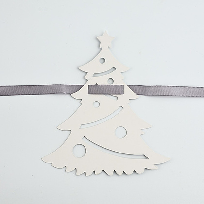 Гирлянда бумажная "Новогодняя", серебристый - 6