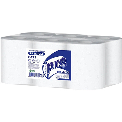 Полотенца бумажные PROtissue, в рулонах с центральной вытяжкой, 150 м, 2 слоя, 100% целлюлоза - 3