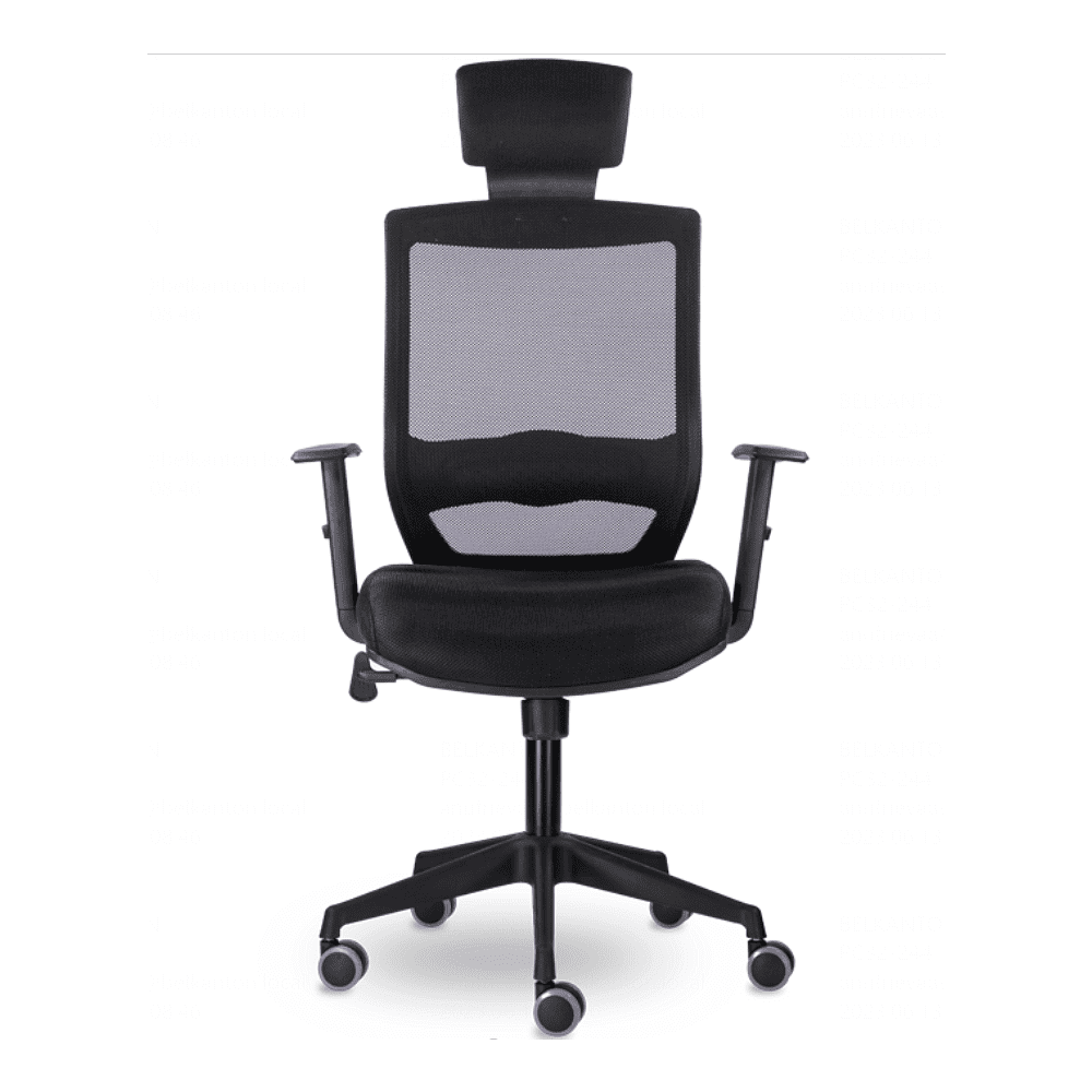 Кресло для руководителя "UTFC Гарвард СН-500", сетка, пластик, черный