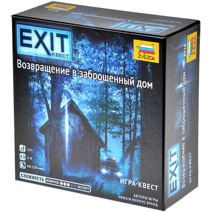 Игра настольная "Exit Квест. Возвращение в заброшенный дом"