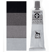 Краски для печати "Intaglio ink", 53 средний черный, 60 мл