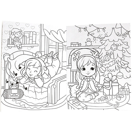 Раскраска "Супер-пупер раскраска. Для девочек" - 2