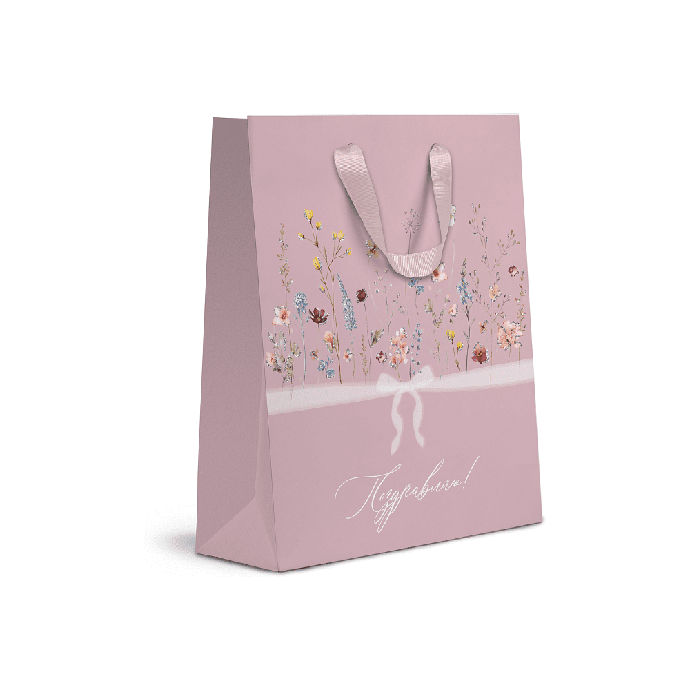 Пакет бумажный подарочный "Italy Garden LVT", 25.5х31.5х11 см, ассорти - 2
