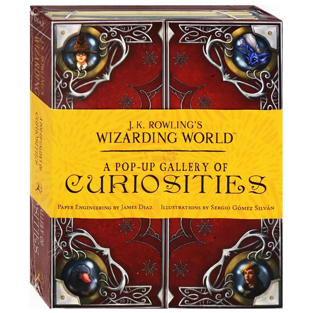 Книга на английском языке "Joanne Rowling: J.K.Rowling's Wizarding World - Pop-Up Gallery", Illustr. - 2
