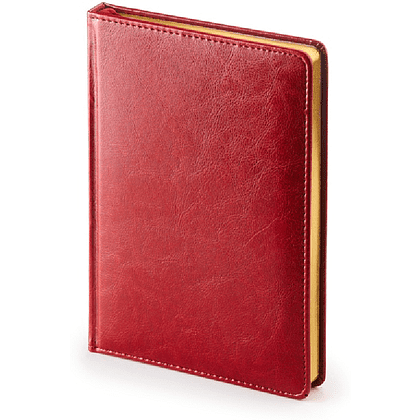 Ежедневник датированный "Sidney Nebraska", А5, 336 страниц, бордовый, золотистый срез 