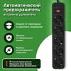 Сетевой фильтр Sonnen SPB-305, 3 м, 5 розеток, черный - 10