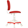 Кресло детское Бюрократ "CH-W204/F", ткань, пластик, красный - 3