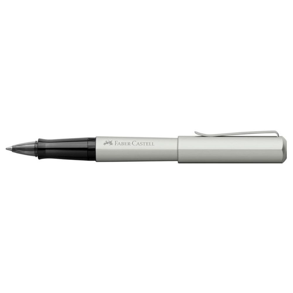 Ручка-роллер "Ink roller Hexo silver", 0.7 мм, серебристый, стерж. черный - 3