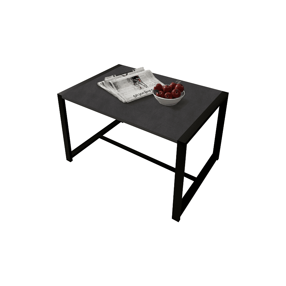 Стол журнальный ALLERD RION, черный муар, Металл Бруклин