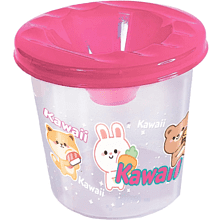Стакан-непроливайка "Kawaii", розовый