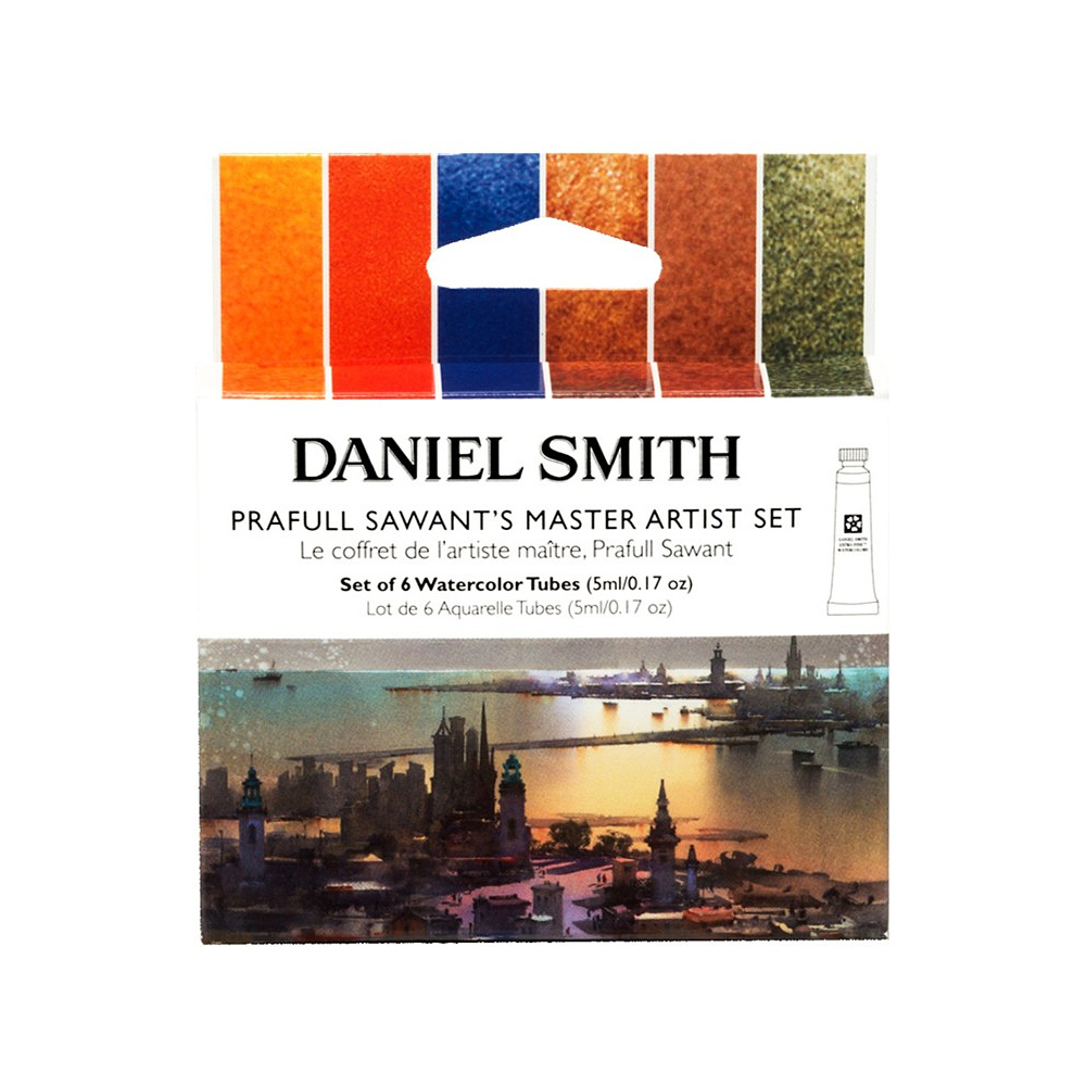 Краски акварельные Daniel Smith "Prafull Sawant Master Artist Set", 6 цветов, тубы