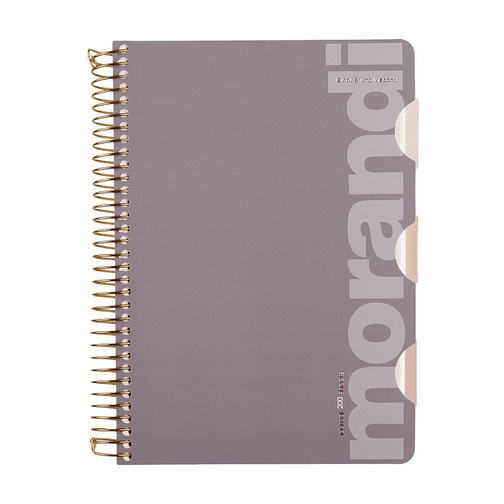 Книга записная "Carrarra", A5, 200 листов, клетка, линейка, точка, фиолетовый - 2