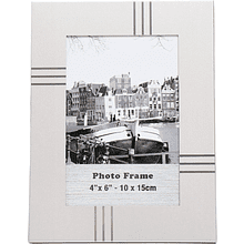 Фоторамка "Линии", 10x15 см, серый