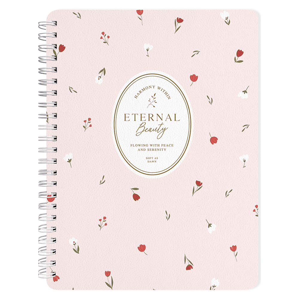Тетрадь "Posy", А5, 96 листов, клетка, розовый
