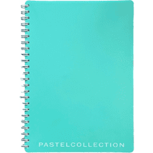 Тетрадь "Pastel Collection", А5, 80 листов. клетка, мятный, голубой 