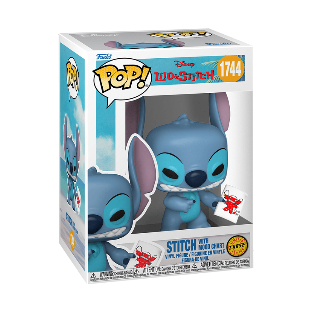 Фигурка Funko POP! Лило и Стич: Стич с рисунком настроения - 4