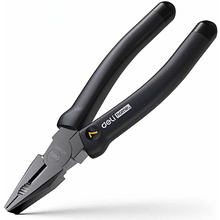 Длинногубцы Deli HS EHT2007, 180 мм, Soft Touch, черный
