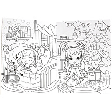 Раскраска "Супер-пупер раскраска. Для девочек"