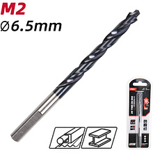 Сверло по металлу Deli RS EDH-MHZ065-E4, 6.5 мм, DIN 338, HSS-TiN