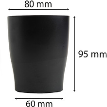 Подставка для ручек "EcoPen", 60x80x95 мм, черный
