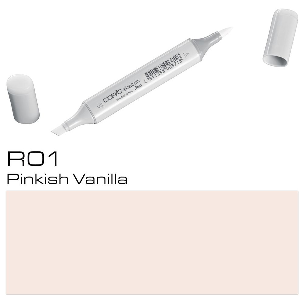 Маркер перманентный "Copic Sketch", R-01 розоватая ваниль