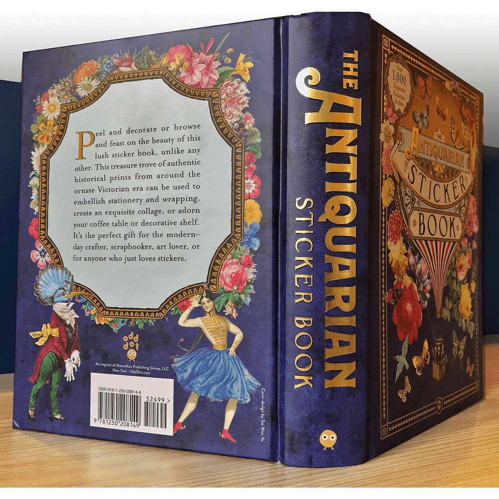 Книга на английском языке "The Antiquarian Sticker Book: An Illustrated Compendium of Adhesive Ephemera", Odd Dot - 2