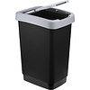 Урна для мусора IDEA, 25 л, пластик, черный, серый - 3 Урна для мусора IDEA, 25 л, пластик, черный, серый - 3