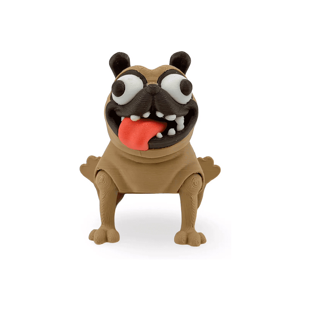 Игрушка 3D "Мопс Персик" - 2