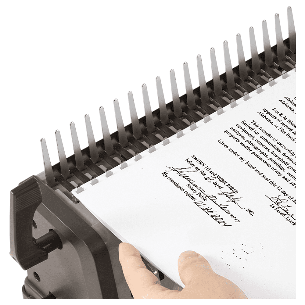 Перфобиндер Deli Plastic Binder "T313" - 2