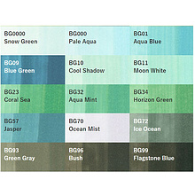 Маркер перманентный "Copic Sketch" BG-09, сине-зеленый