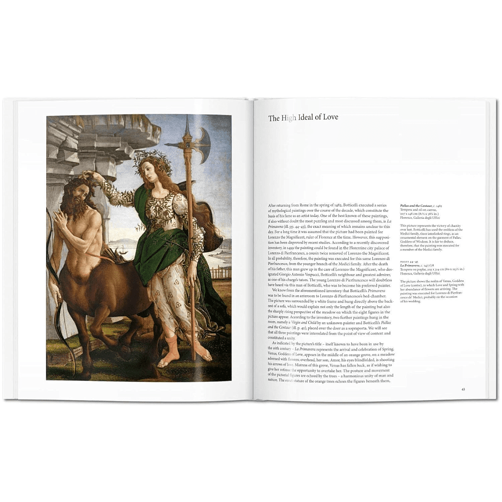 Книга на английском языке "Basic Art. Botticelli"  - 2