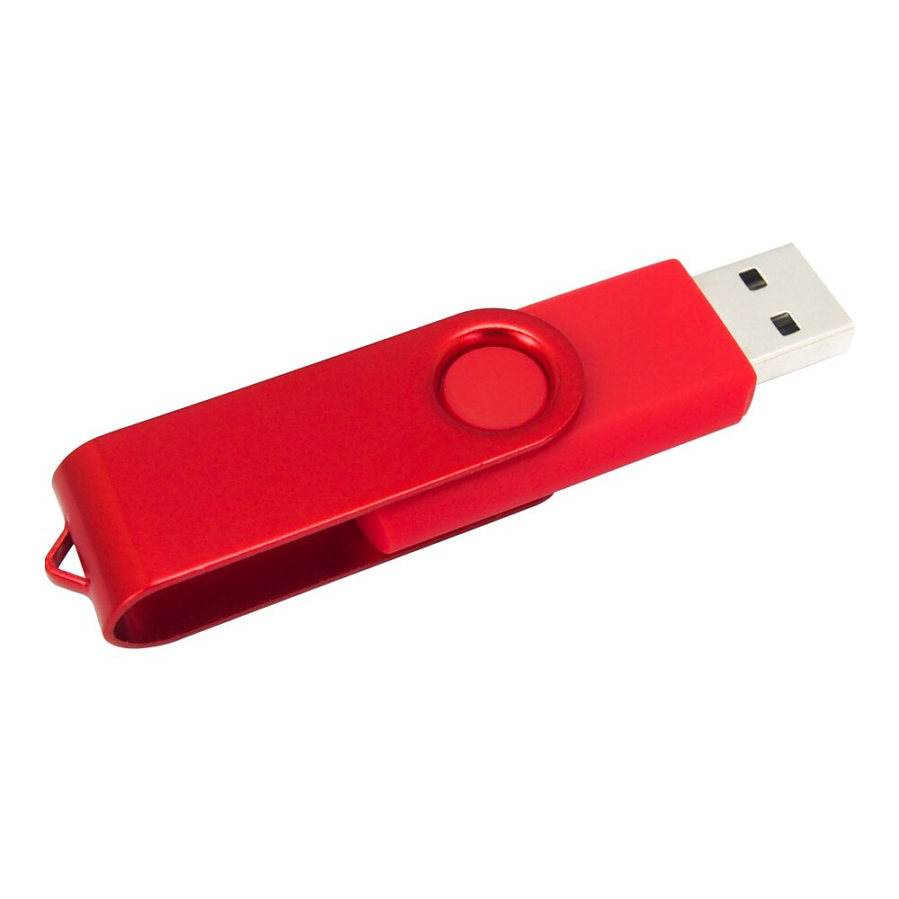 USB Flash накопитель 2.0 16 Gb VDF-008 СС, пластик, металл, красный
