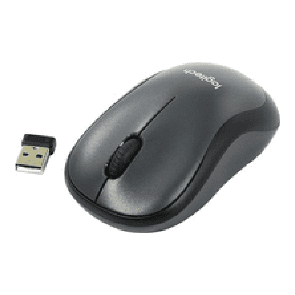 Мышь "Logitech M1852", беспроводная, USB, черный - 2