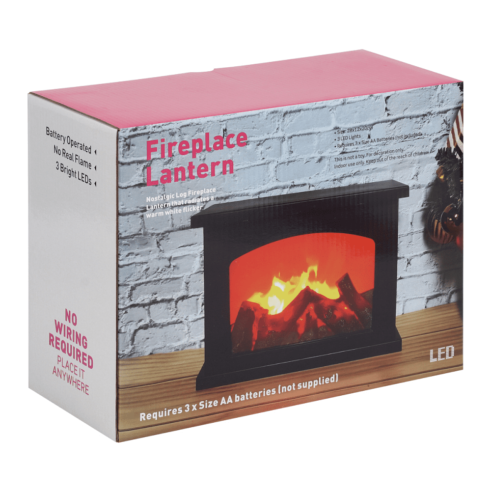 Украшение новогоднее "Светильник. Камин" - 8