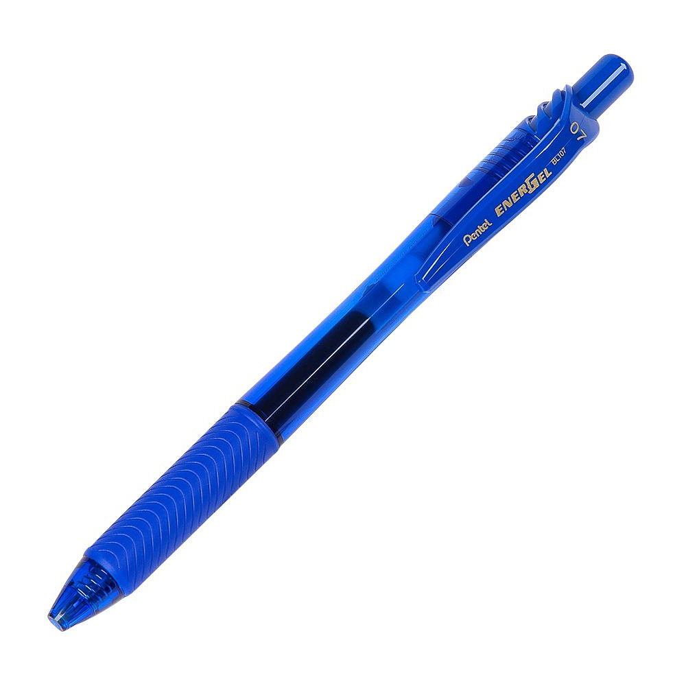 Ручка-роллер "EnerGel-X", 0.7 мм, прозрачный синий, стерж. синий