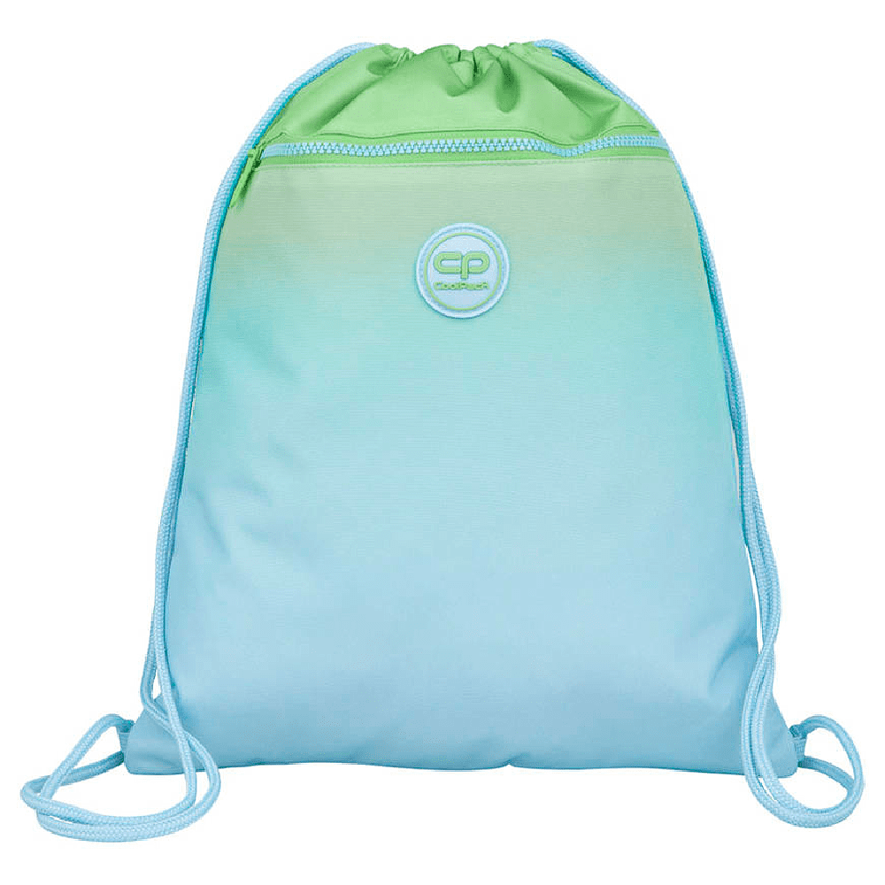 Мешок для обуви Coolpack "Vert Gradient Mojito", 42.5x32.5 см, полиэстер, зеленый, голубой