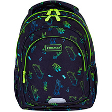 Рюкзак детский Astra "Head Skate Lifestyle", темно-синий, зеленый