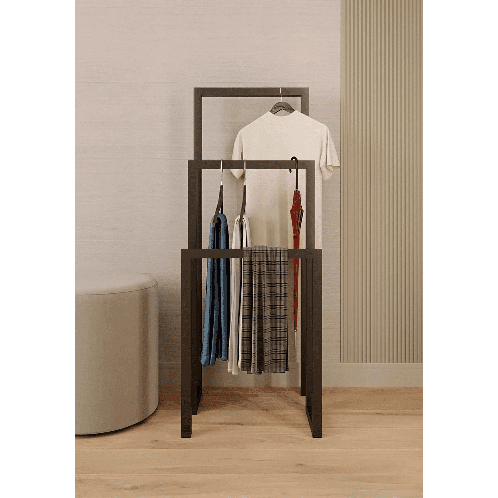 Вешалка напольная ALLERD 120 GEON, черный муар - 2