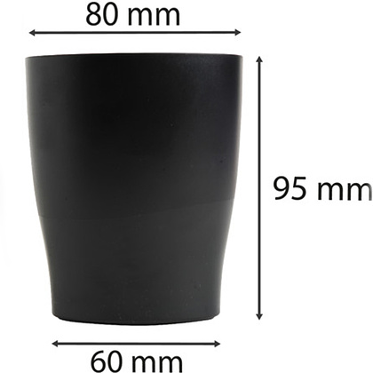 Подставка для ручек "EcoPen", 60x80x95 мм, черный - 2