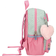 Рюкзак школьный Enso "Love ice cream" S, зеленый, розовый