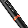 Ручка-роллер Parker "IM Vibrant Rings T315 Flame Orange PVD", 0,5 мм, черный, оранжевый, стерж. черный - 6