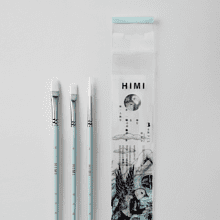 Набор кистей для рисования "Himi Miya Little Bird", синтетика, 3 шт