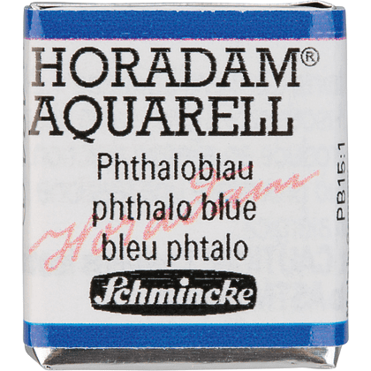 Краски акварельные "Schmincke Horadam", 484 синий ФЦ, полукювета