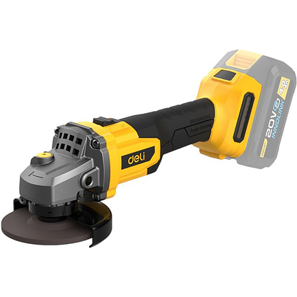 Шлифмашина угловая Deli YS EDC602Z, без аккумуляторов и ЗУ Шлифмашина угловая Deli YS EDC602Z, без аккумуляторов и ЗУ
