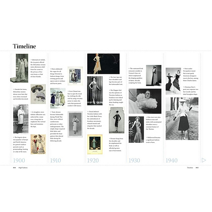 Книга на английском языке "High Fashion. The 20th Century Decade by Decade", Emmanuelle Dirix - 7