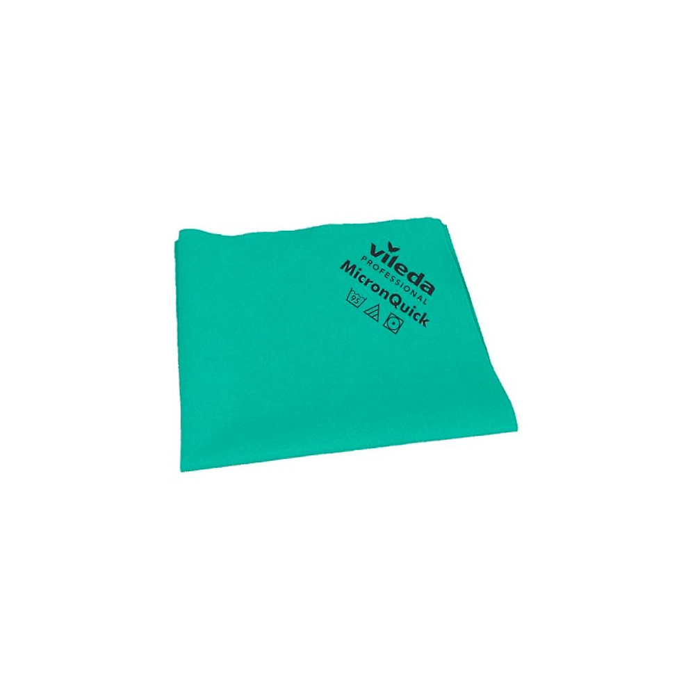 Салфетка из микроволокна "МикронКвик", 38x40 см, зеленая, 1 шт