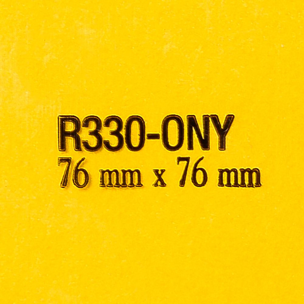 Бумага для заметок на клейкой основе "Post-it Optima" Z-образные, 76x76 мм, 100 листов, желтый неон - 3