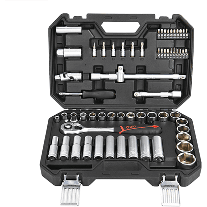 Набор инструмента 1/2" Deli RS EDQ43062, 62 шт.